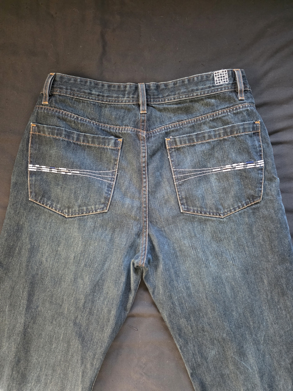 Men's Vintage Y2K Havoc 107/si Dark Blue Denim Jeans 36x30